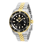 Image of product - 42mm Men's Pro Diver Automatic Quartz Watch - Stainless Steel / Gold Tone/Black