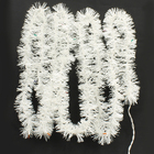 Christmas Elegance 15-FT White Garland with Multi-Colored Lights