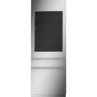 Monogram 30'' Built-In 106 Bottle Dual Zone Wine Refrigerator - Panel Ready