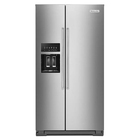 KitchenAid 19.9 Cu Ft. Counter-Depth Side-by-Side Refrigerator with Exterior Ice and Water - Stainless Steel