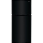 Frigidaire 20.0 CuFt Top-Mount Refrigerator in Black EvenTemp™ Cooling System