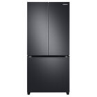 Samsung 19.5 Cu. Ft. Smart 3-Door French Door Refrigerator in Black