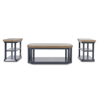 Signature Design by Ashley Landocken Occasional Table (Set of 3) - Brown/Blue