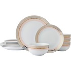 DARBIE ANGELL 12-Piece Golden Dinnerware Set