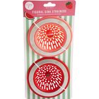 Core Home 2-Piece Figural Sink Strainer - Watermelon/Strawberry