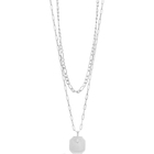 Mi Tesoro Layered Silver Necklace