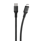 Scosche STRIKELINE™ 6ft MFi Certified Premium Charge & Sync Braided USB to Lightning Cable - Black