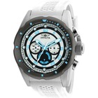Invicta Speedway Men 50mm Stainless Steel Gunmetal + Steel White Dial VD53 Quartz