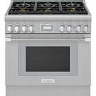 Thermador 4.9 Cu. Ft 36" Wide Pro Harmony® Series Freestanding Duel Fuel Range