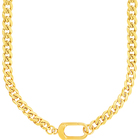 Mi Tesoro Nautical Clasp Gold Chain Necklace