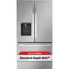 LG 31 CuFt Smart Standard-Depth MAX™ French Door Refrigerator in Stainless Steel with Full-Convert Drawer™