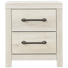 Signature Design by Ashley Cambeck 2-Drawer Night Stand - Whitewash