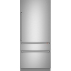 Cafe 20.1 CuFt Right Hinge Integrated Bottom-Freezer Refrigerator in Stainless Steel