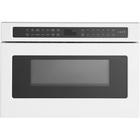 Cafe 1.2 CuFt Built-In Microwave Drawer Oven in Matte White with Glass Touch Controls