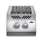 Napoleon Built-in 500 Series Inline Dual Range Top Burner - Stainless Steel