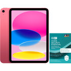 Apple 11'' iPad A16 chip 128GB With Wi-Fi - Pink with Home Security Essential 2025 for 1 User