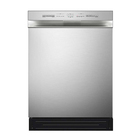 Midea 52 dBA Front Control Dishwasher - Silver Metallic