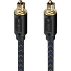 Austere V Series Optical Audio Cable 2.0m \\ Pure Gold Connectors, Precision-Polished Termination for Digital Audio Accuracy, aDesign Precision LinkFit Housing & WovenArmor Cable