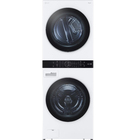 LG 4.5 Cu. Ft. Washer and 7.4 Cu. Ft. Gas Dryer Front Load LG WashTower™ - White