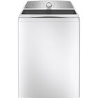 GE Profile 4.9 CuFt Smart Top Load White Washer with Smarter Wash Technology and FlexDispense™