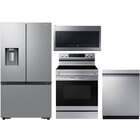 Samsung Four Piece Kitchen Appliance Package - Stainless Steel
