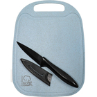 Chef Craft Wheat Straw Cutting Board and Knife Set