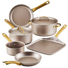 Farberware Radiant Aluminum 12-Piece Cookware Set - Champagne