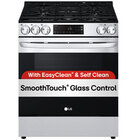 LG 5.8 Cu. Ft Smart Slide-In 5-Burner Gas Range with Self Clean - Printproof™ Stainless Steel