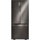 LG 22 CuFt French Door Refrigerator in Black Stainless Steel