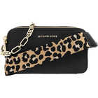 Michael Kors Jet Set Small Pebbled Leather Double-Zip Camera Bag