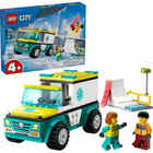 LEGO City Emergency Ambulance and Snowboarder