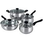Oster 8-Piece Rametto Stainless Steel Cookware Set