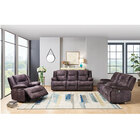 Global Furniture Alta Console Reclining Sofa, Loveseat & Glider Recliner - Gray