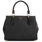 Michael Kors Marilyn Saffiano Leather Satchel in Black - Medium