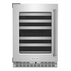 KitchenAid 24" Undercounter Wine Cellar with Metal-Front Racks