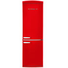 UNIQU Classic Retro 12 Cu. Ft. Bottom Freezer Refrigerator — Candy Apple Red