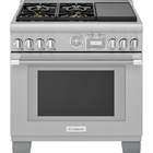 Thermador 36" Freestanding Dual Fuel Smart Range - Stainless Steel
