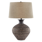 Signature Design by Ashley Magan Metal Table Lamp - Bronze