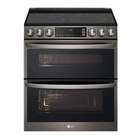 LG 7.3 Cu. Ft. Smart Electric Double Oven Slide-in Range with InstaView® & Convection