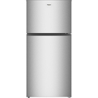 Whirlpool 19 CuFt Top Freezer Refrigerator in Stainless Steel with Total Coverage Cooling
