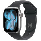 Apple Watch Series 11 (GPS) 46mm Space Gray Aluminum Case with Black Sport Band - M/L