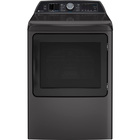 GE Profile 7.4 CuFt Smart Steam Sanitize Electric Dryer in Diamond Gray with Sensor Dry