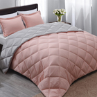 Image of product - 7-Piece King Size Bed-in-a-Bag Set Gray/Peach