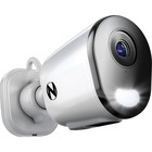 Night Owl Wi-Fi IP Plug In 4K HD Deterrence Camera with 2-Way Audio and Audio Alerts and Siren - White