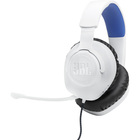 JBL Quantum 100P Console Wired White/Blue On-Ear Headphones