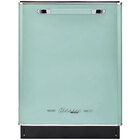 UNIQU 24" 45dBA Classic Retro Dishwasher — Summer Mint Green
