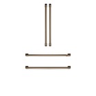 Cafe 4-Door French Door Refrigerator 4 Piece Handle Kit - Brushed Bronze