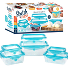 Emson Stretch & Fresh 12-Piece Food Storage Container Set