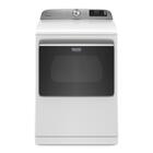 Maytag 7.4 Cu. Ft. Smart Capable Vented Steam-Enhanced Energy Star Electric Dryer In White with Extra Power Button