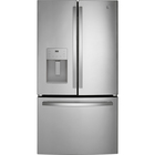 GE 25.6 CuFt Turbo Cool French-Door Refrigerator in Stainless Steel